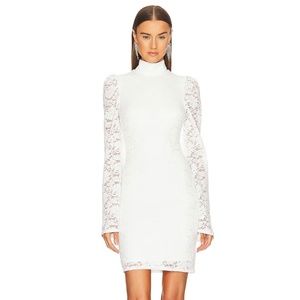 Caroline Constas Kennedy Corded Lace Mini Dress